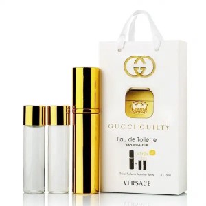 Женский мини парфюм Gucci Guilty, 3х15 мл 